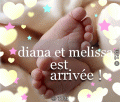 diana et melissa est arrivée